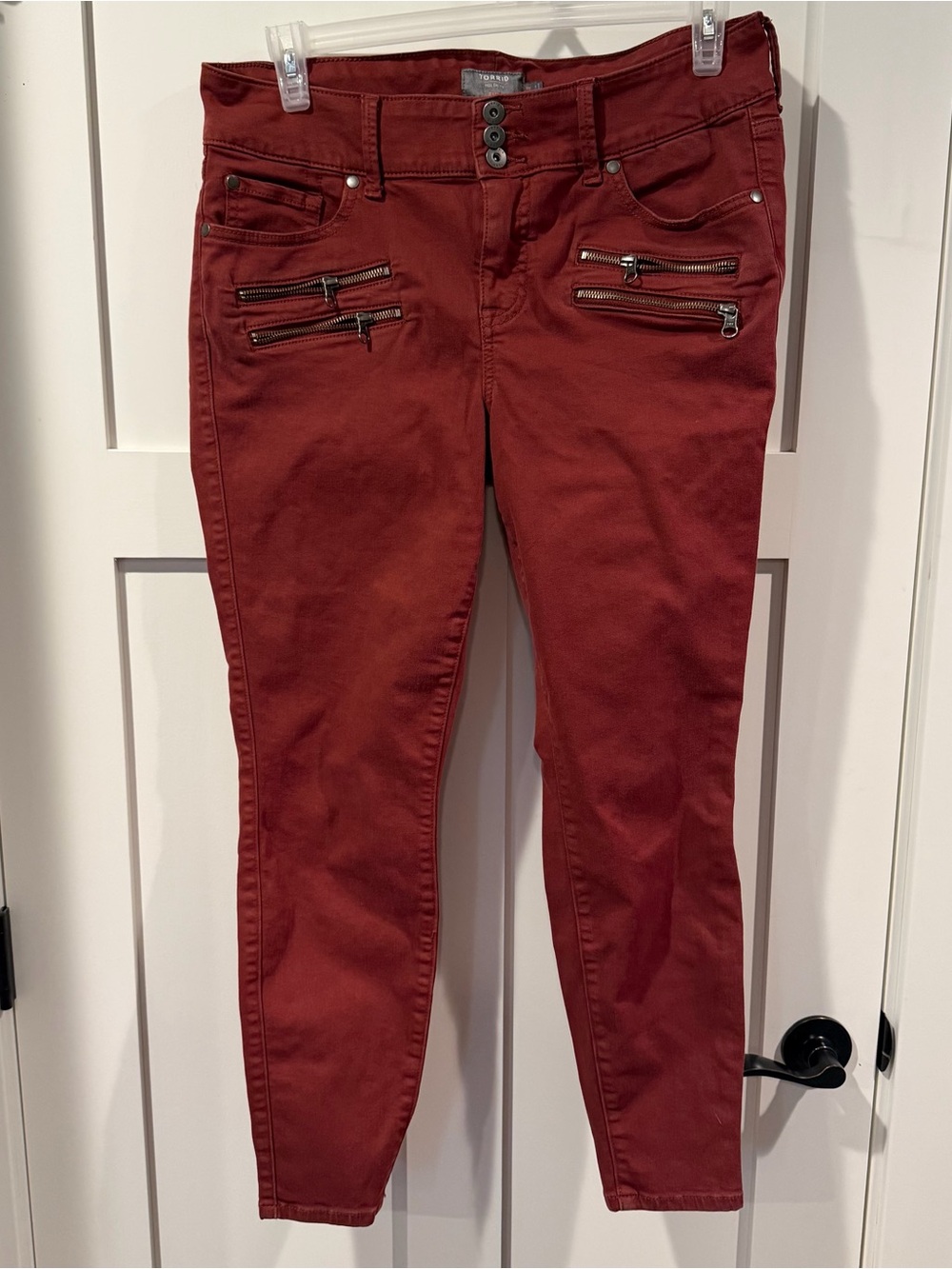 Torrid brick red jegging 14